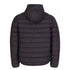 FRED PERRY J4565 198 BLACK HOODED INSULATED JACKET M